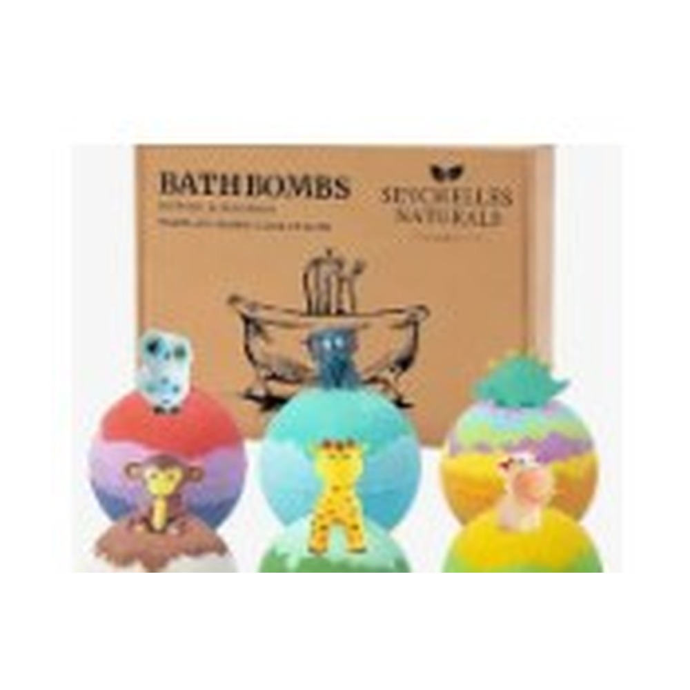 Seychelles Organic Bath Bombs with Toys Inside