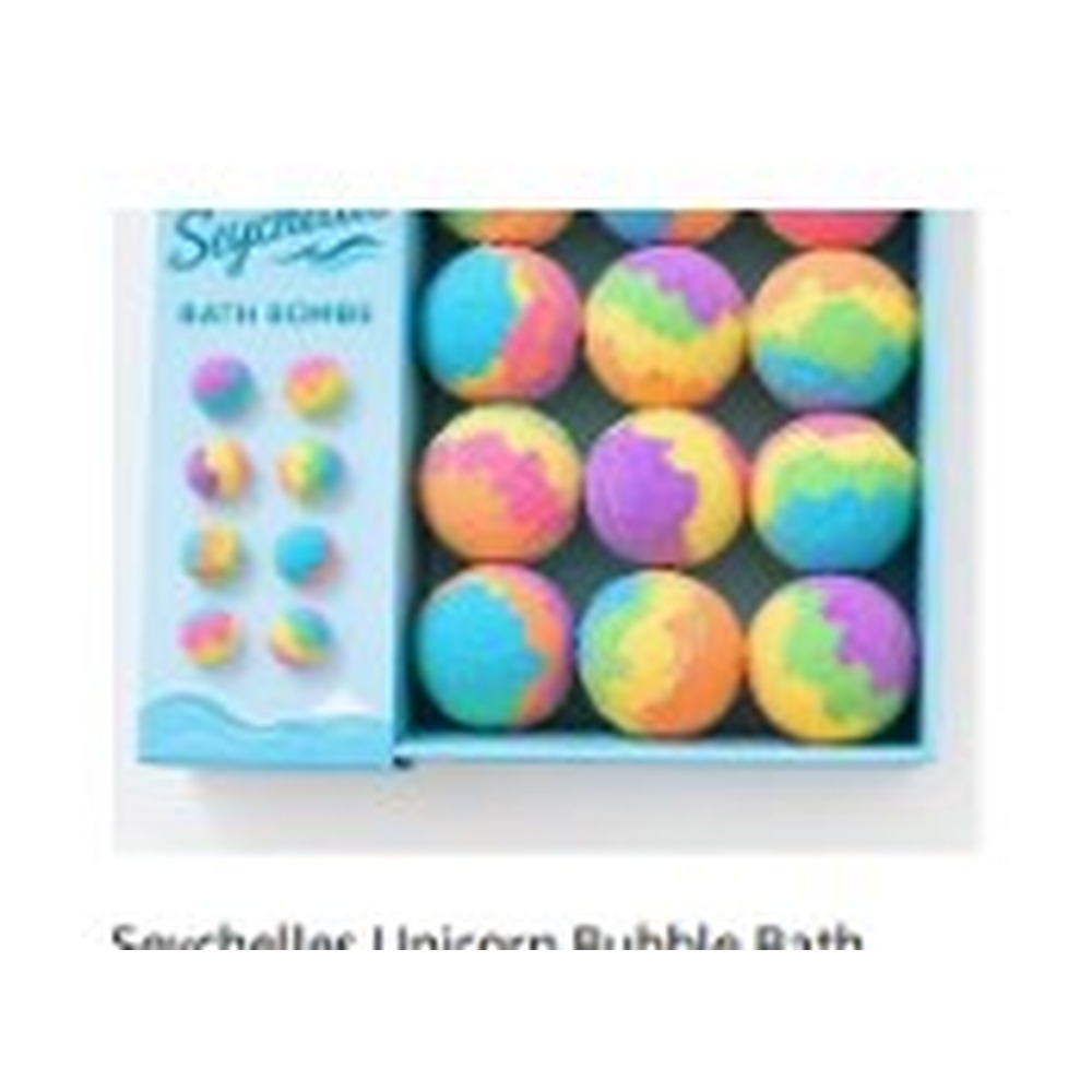 Seychelles Naturals Unicorn Bubble Bath Bombs for Kids