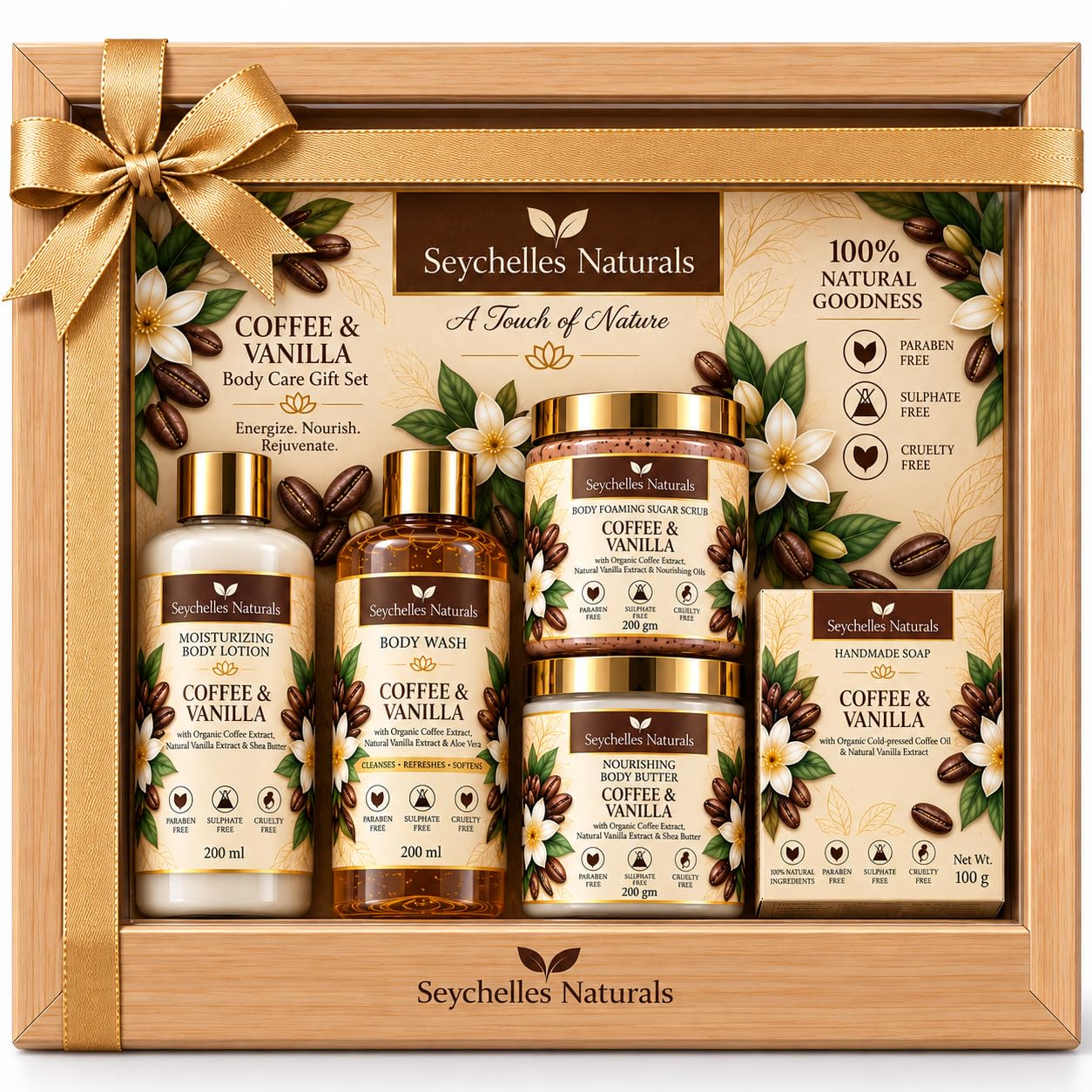 Seychelles Naturals Sandalwood Spa Gift Set