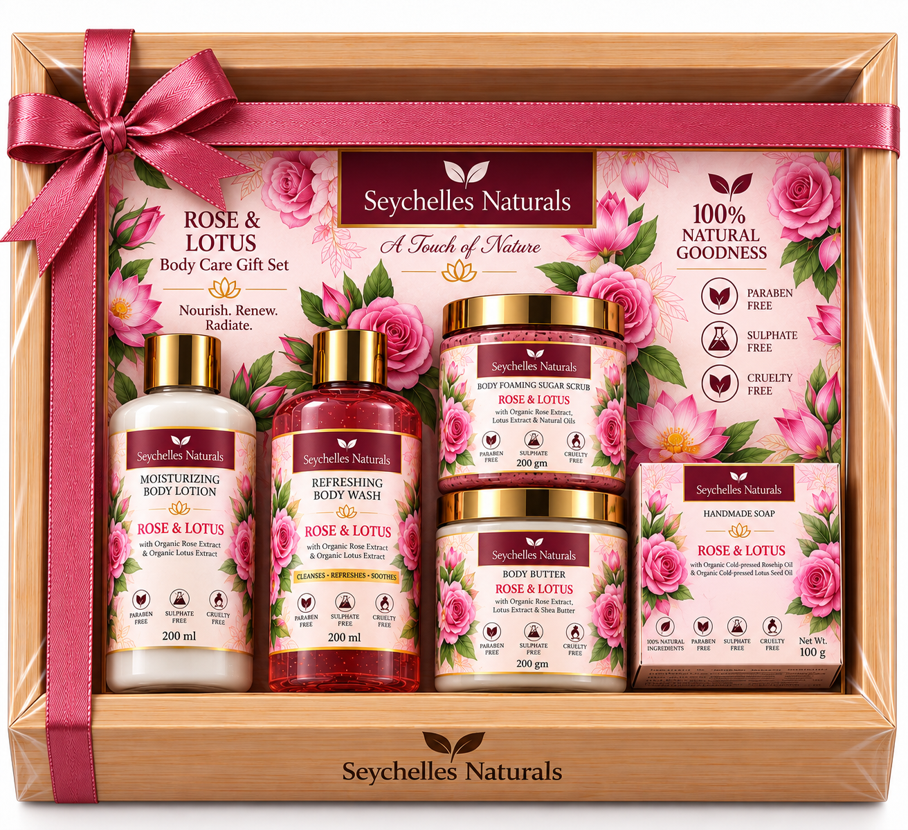 Seychelles Naturals Lavender & Tea Tree Spa Set