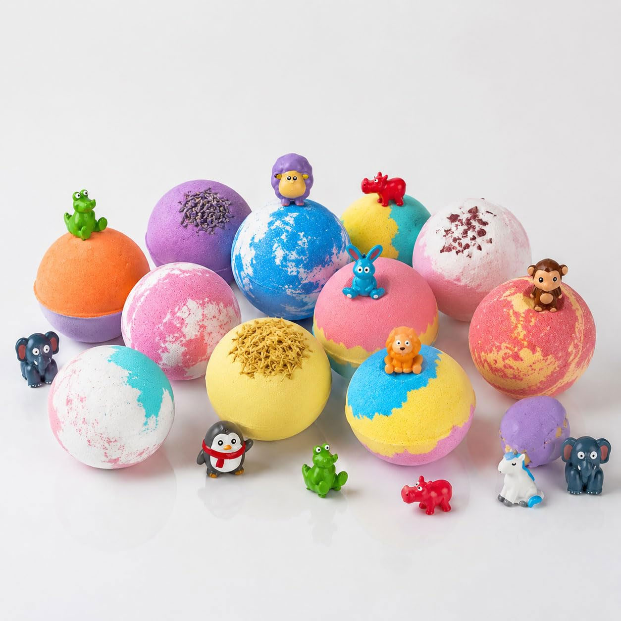 Seychelles Organic Bubble Bath Bombs with Toys Inside