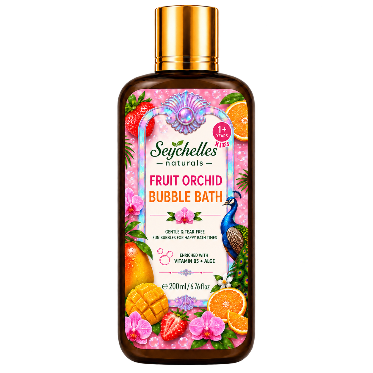 Seychelles Naturals Kids Fruit Orchid Bubble Bath