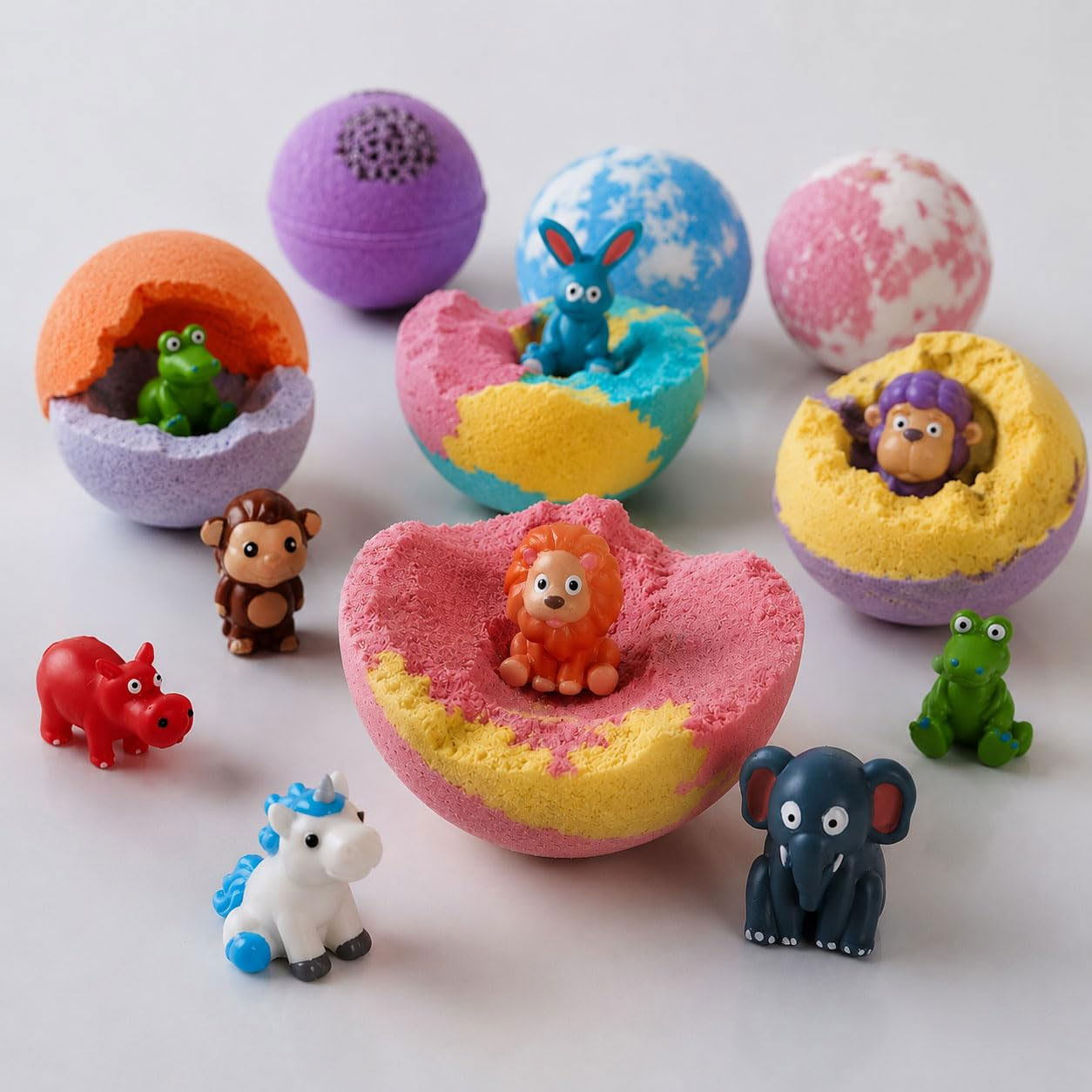 Seychelles Organic Bubble Bath Bombs with Toys Inside