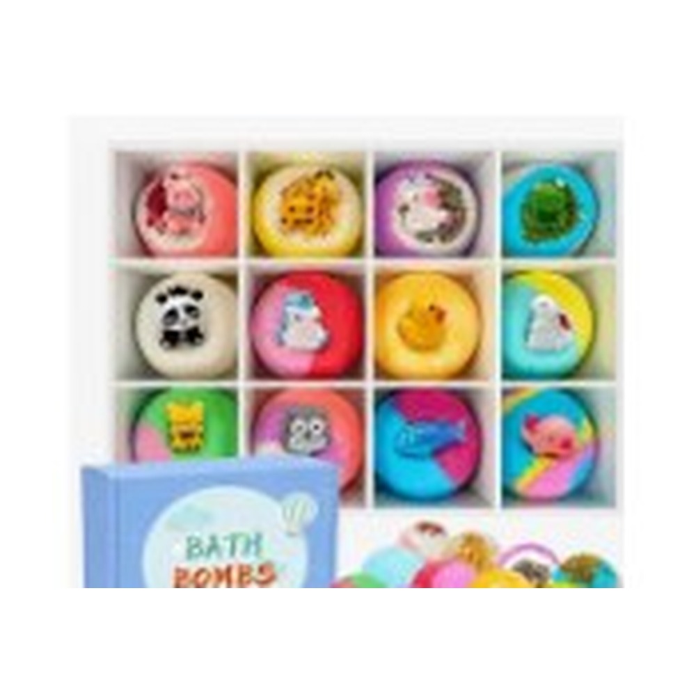 Seychelles Bath Bombs for Kids with Surprise Toy Inside