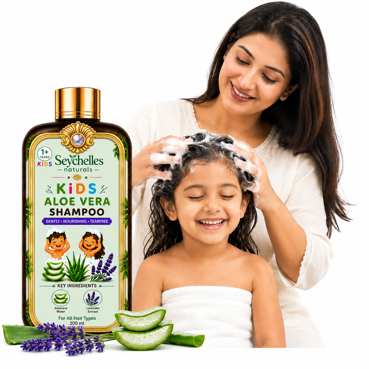 Seychelles Naturals Kids Herbal Aloe Shampoo 200ml