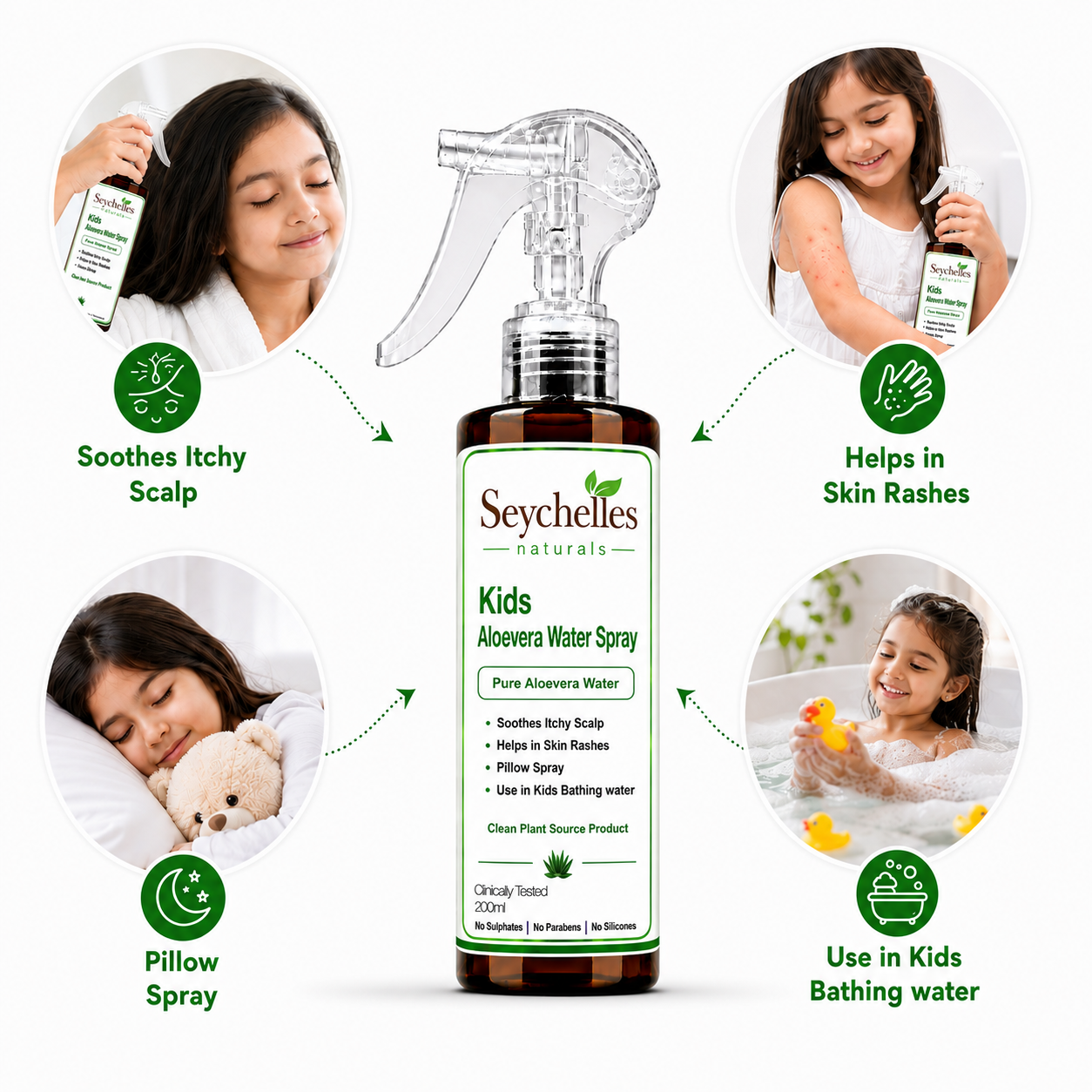 Seychelles Naturals Pure Aloe Vera Water Spray