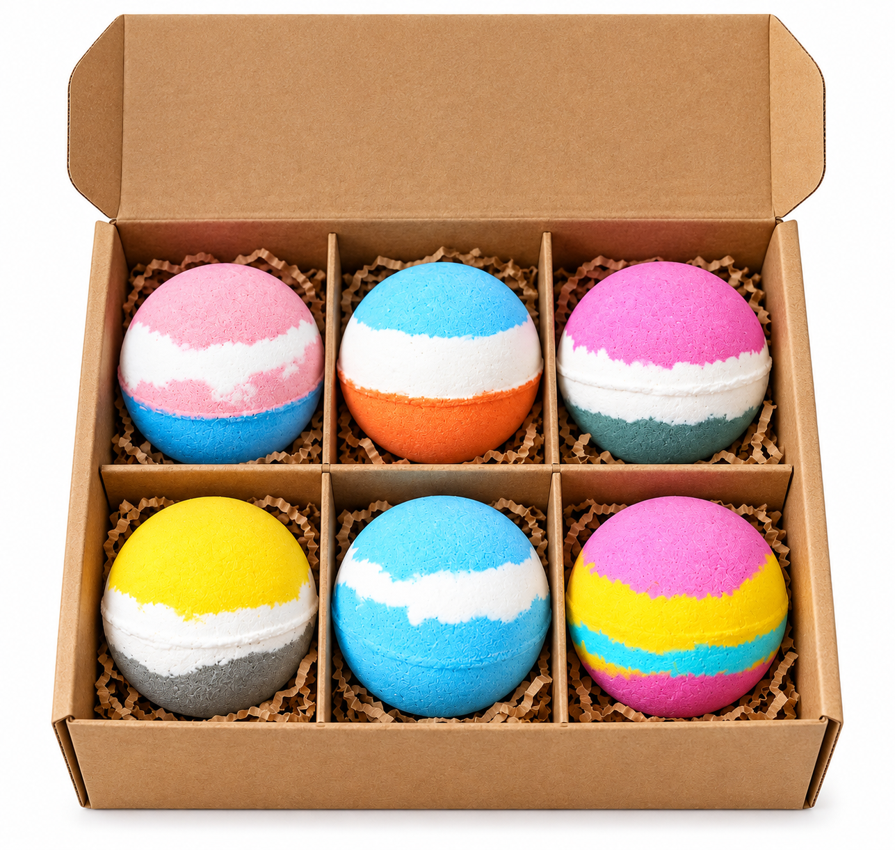 Seychelles Naturals Bubble Bath Bombs with Hidden Toy Inside