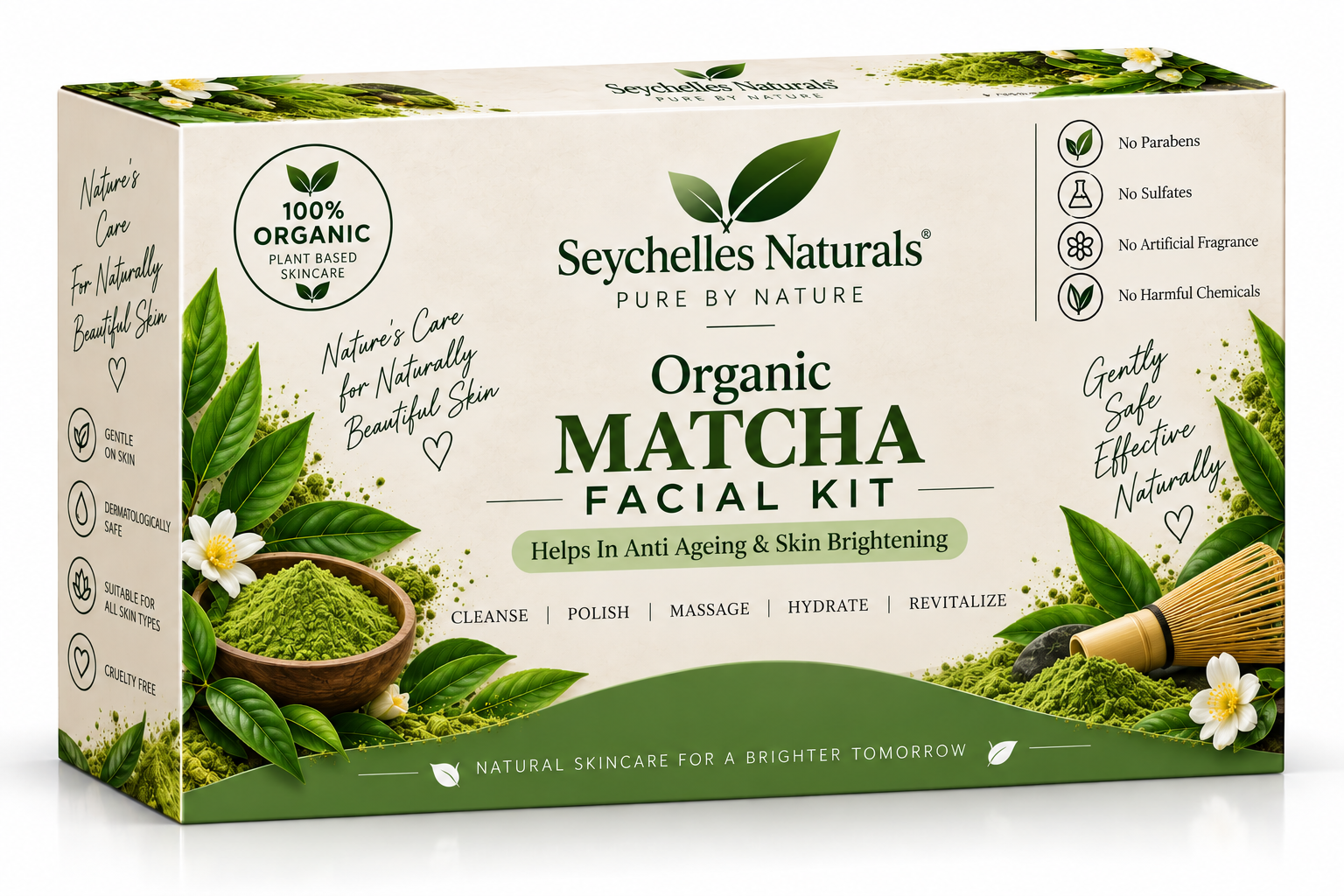 Seychelles Naturals Organic Match Anti Ageing Facial Kit