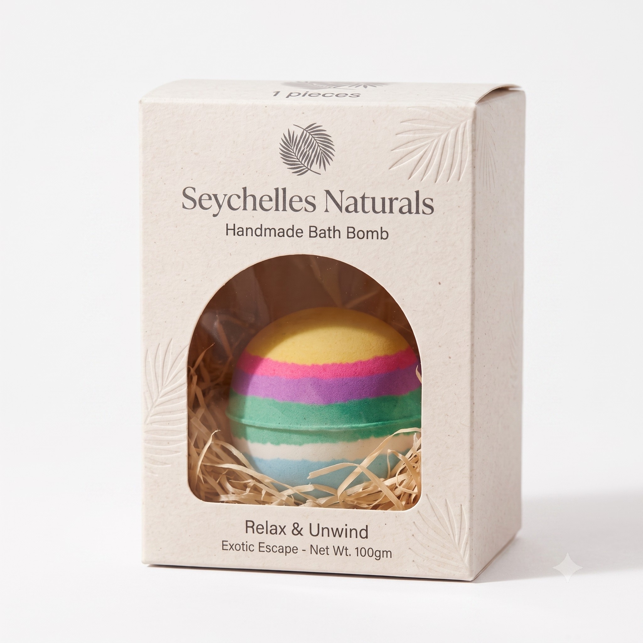 Seychelles Naturals Unicorn Super Bubble Bath Bomb