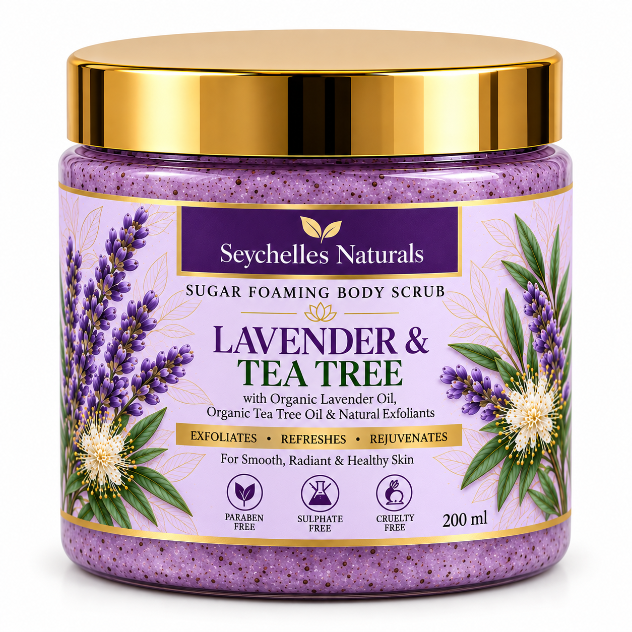 Seychelles Organic Lavender & Teatree Body Butter (200gm)