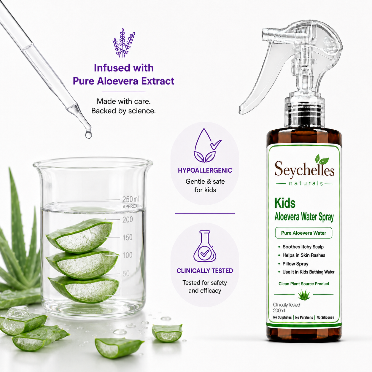 Seychelles Naturals Pure Aloe Vera Water Spray