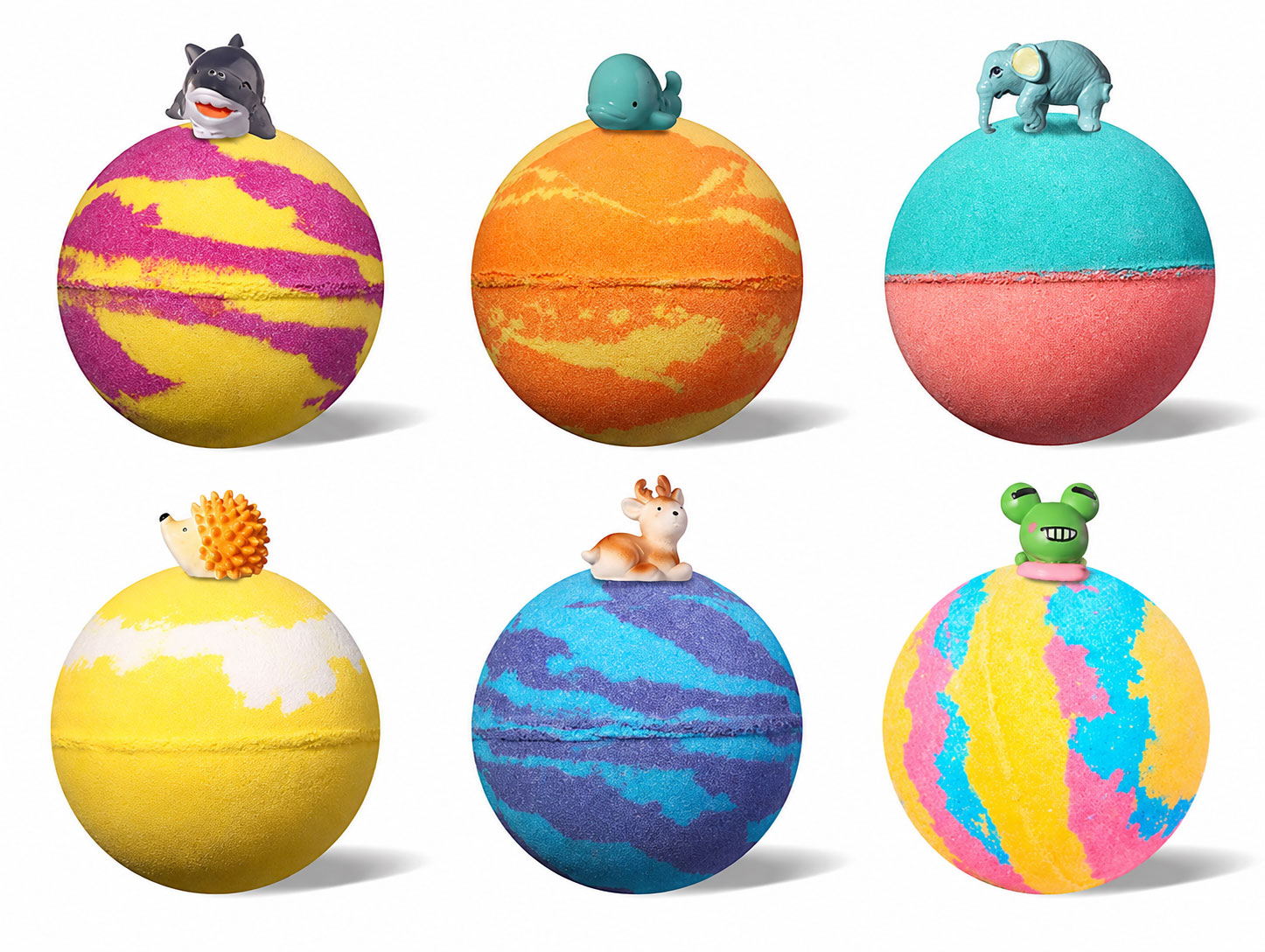 Seychelles Super Bubble Bath Bombs with Toy Inside